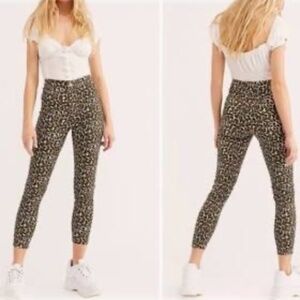 We the free Sexy Leopard Pants Sz 26